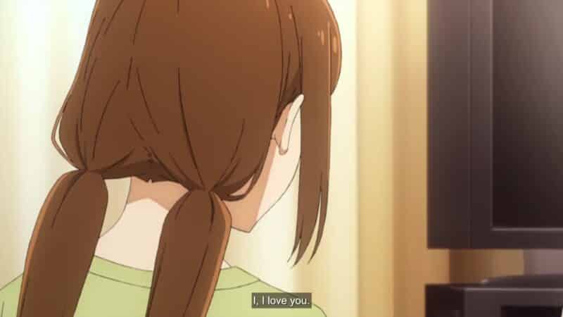 Hori saying she loves Miyamura