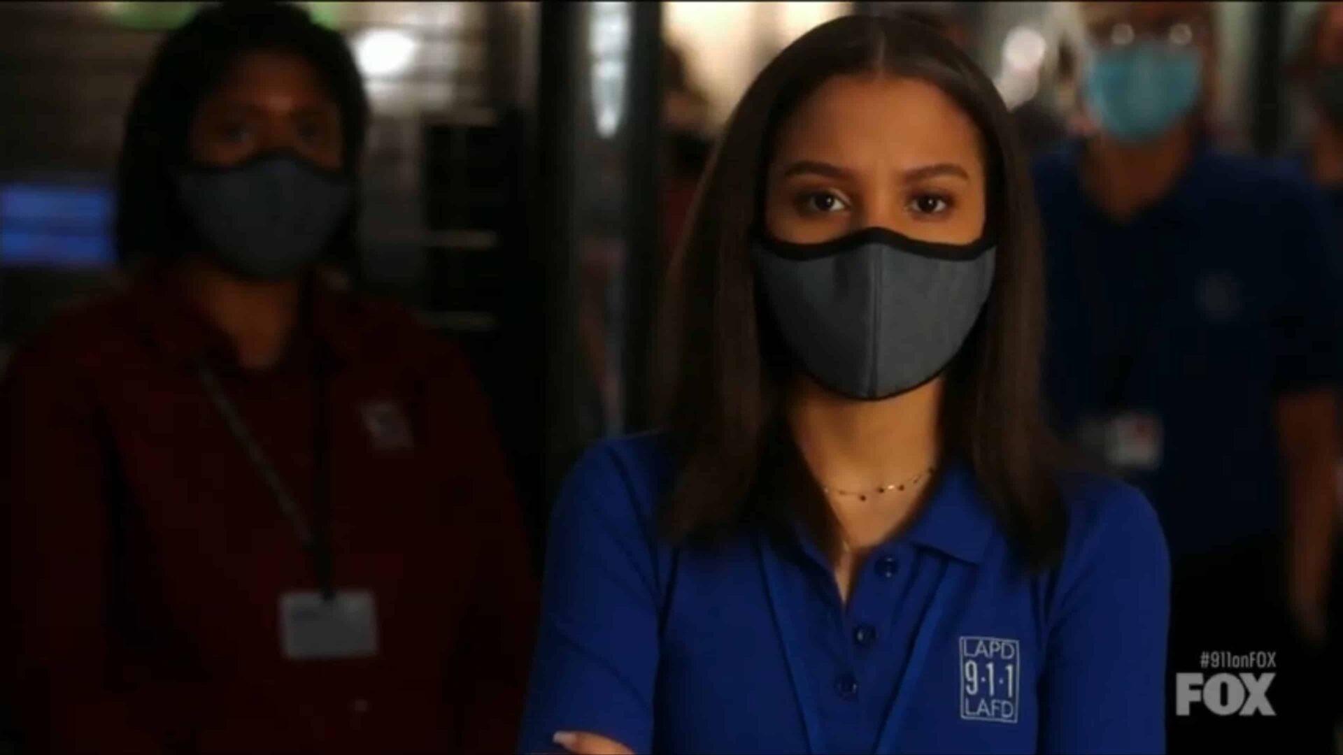 May, masked up, and ready to work.