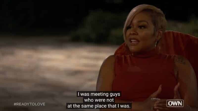 Wynter noting that, before the show, she was meeting guys not in the same place as her, and not realizing she is still doing so