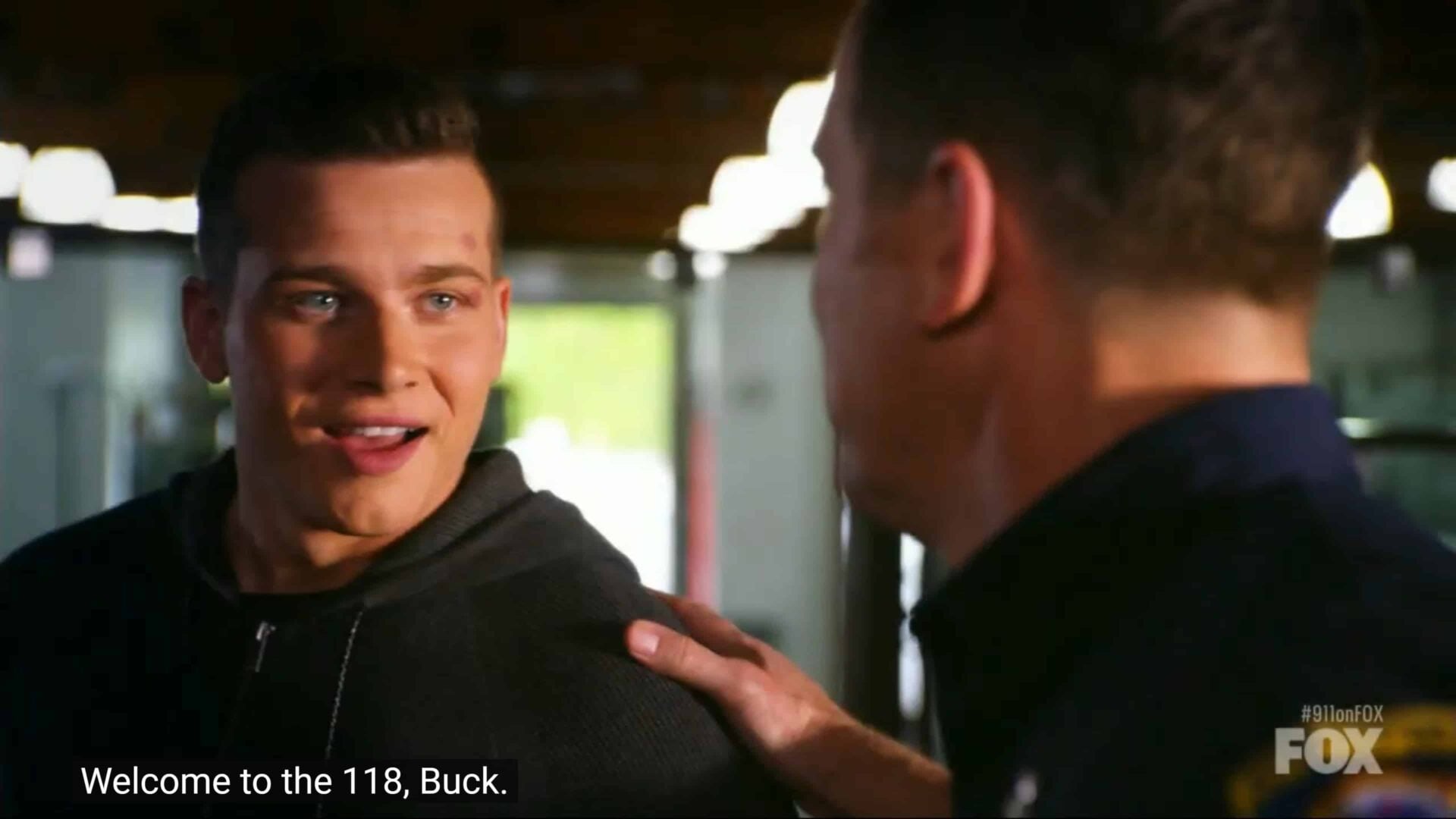 Bobby welcoming Buck