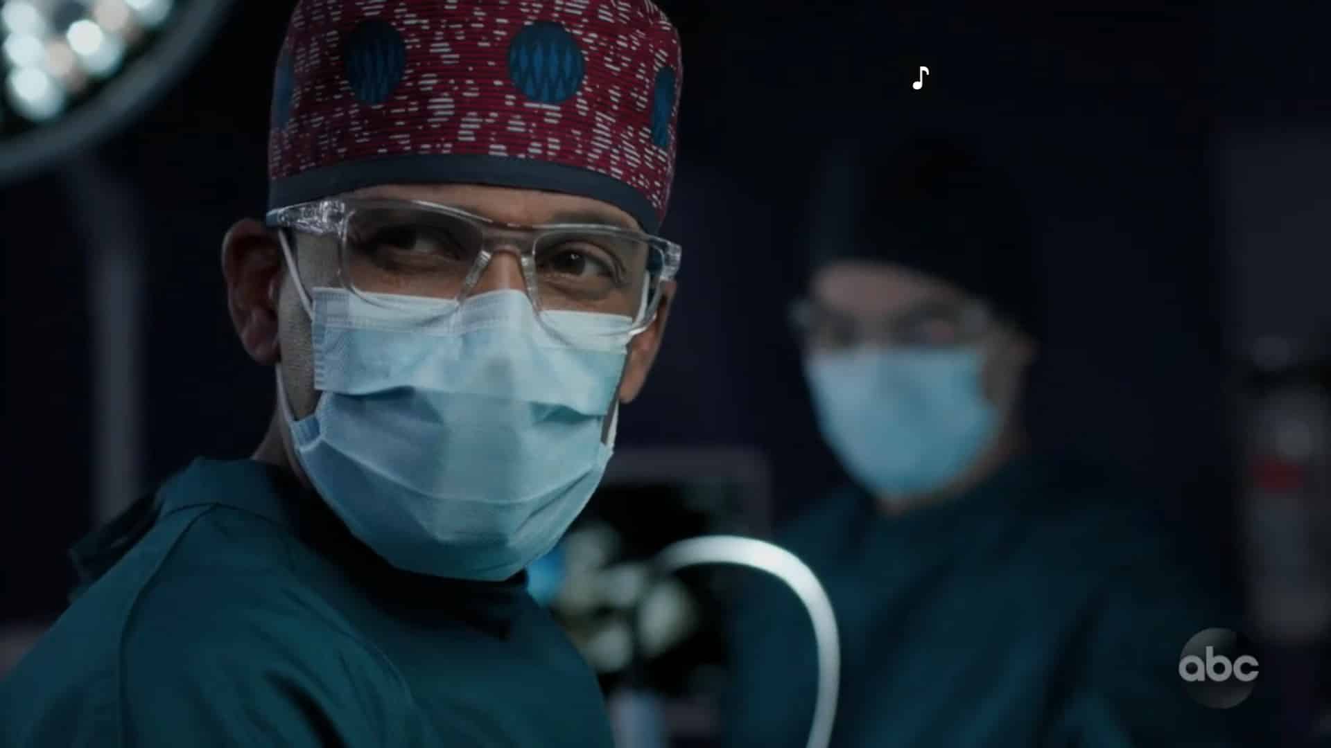 Dr. Andrews in the middle of a surgery