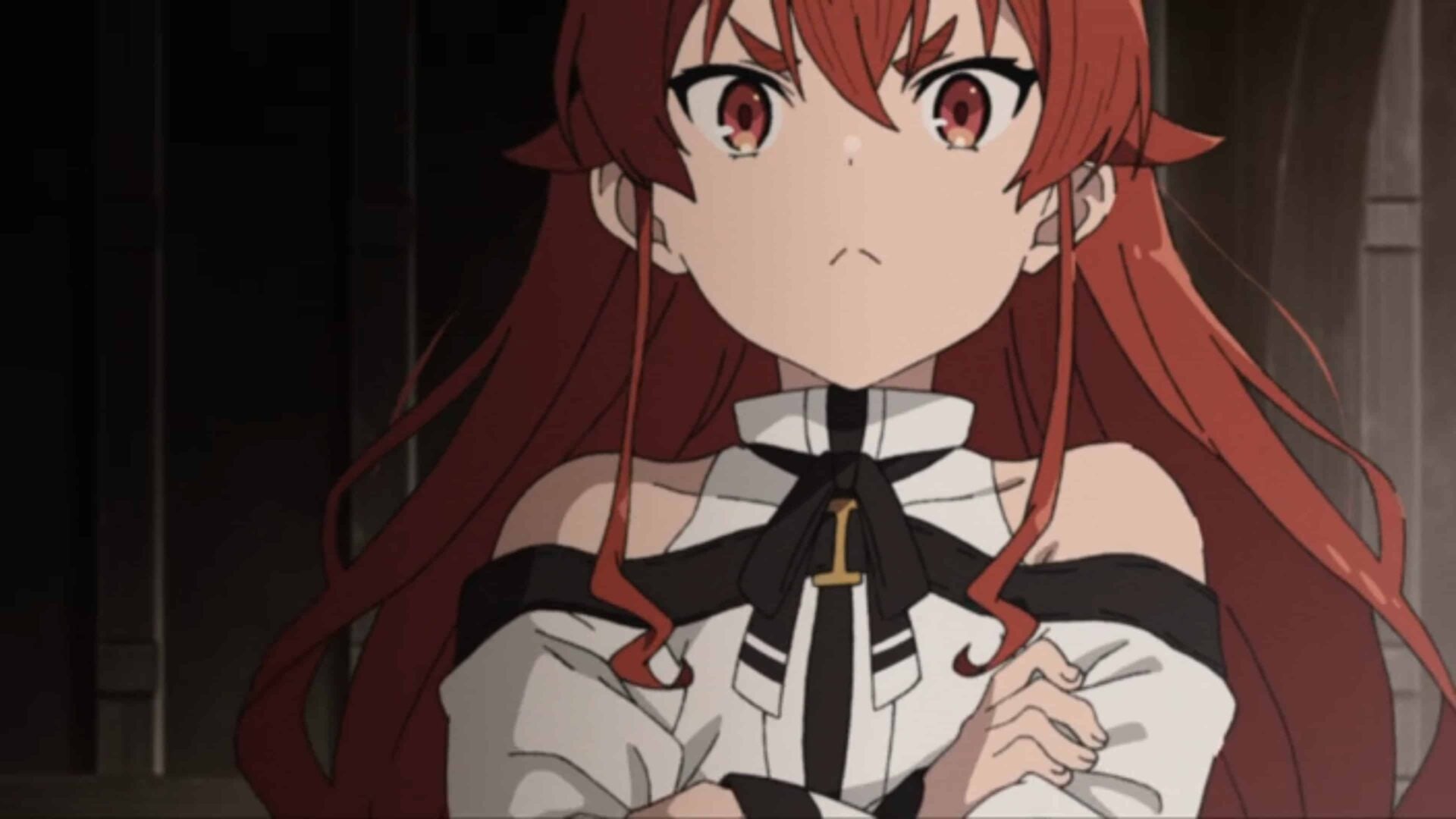 Eris (Ai Kakuma) with her arms folded