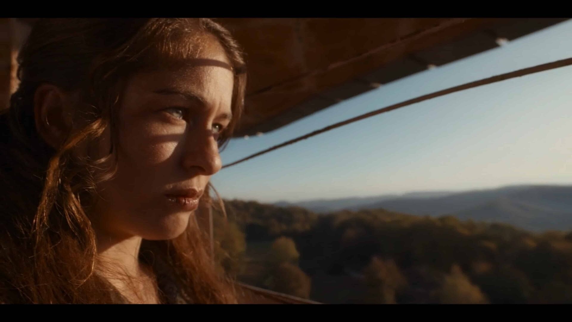 Liv looking out towards the forest