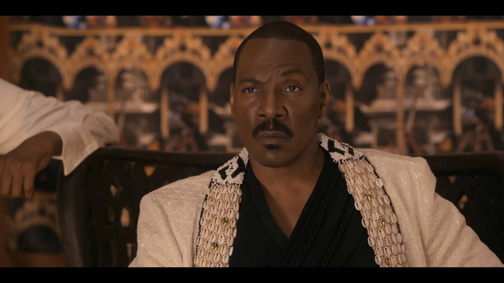 Akeem (Eddie Murphy) with an eyebrow up