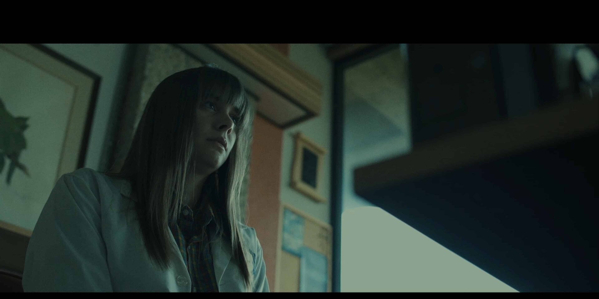 Anita (Carlee Ryski) talking to Dr. Meyer