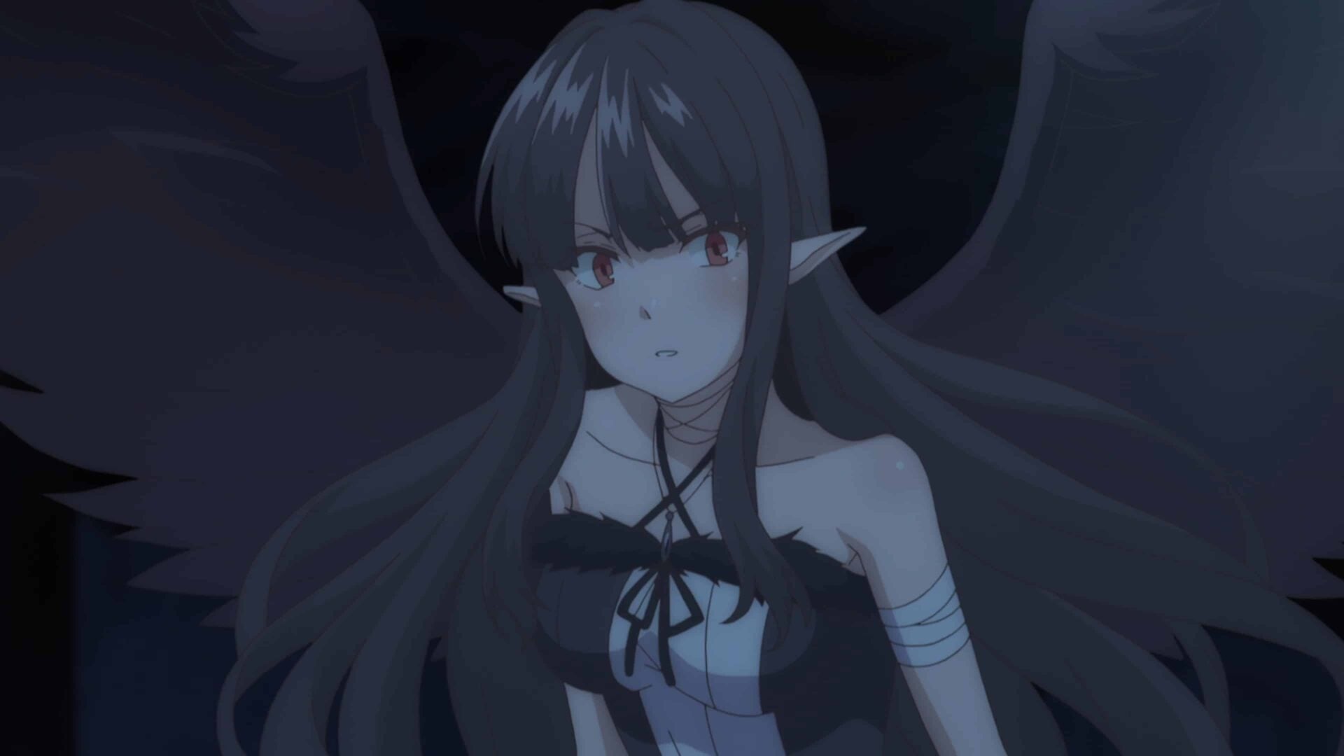 Eve (Natsumi Takamori) with her wings out
