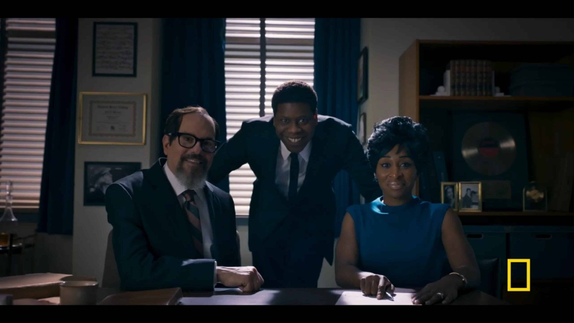 Jerry, Ted, and Aretha when Aretha Franklin signs a record deal with Atlantic Records