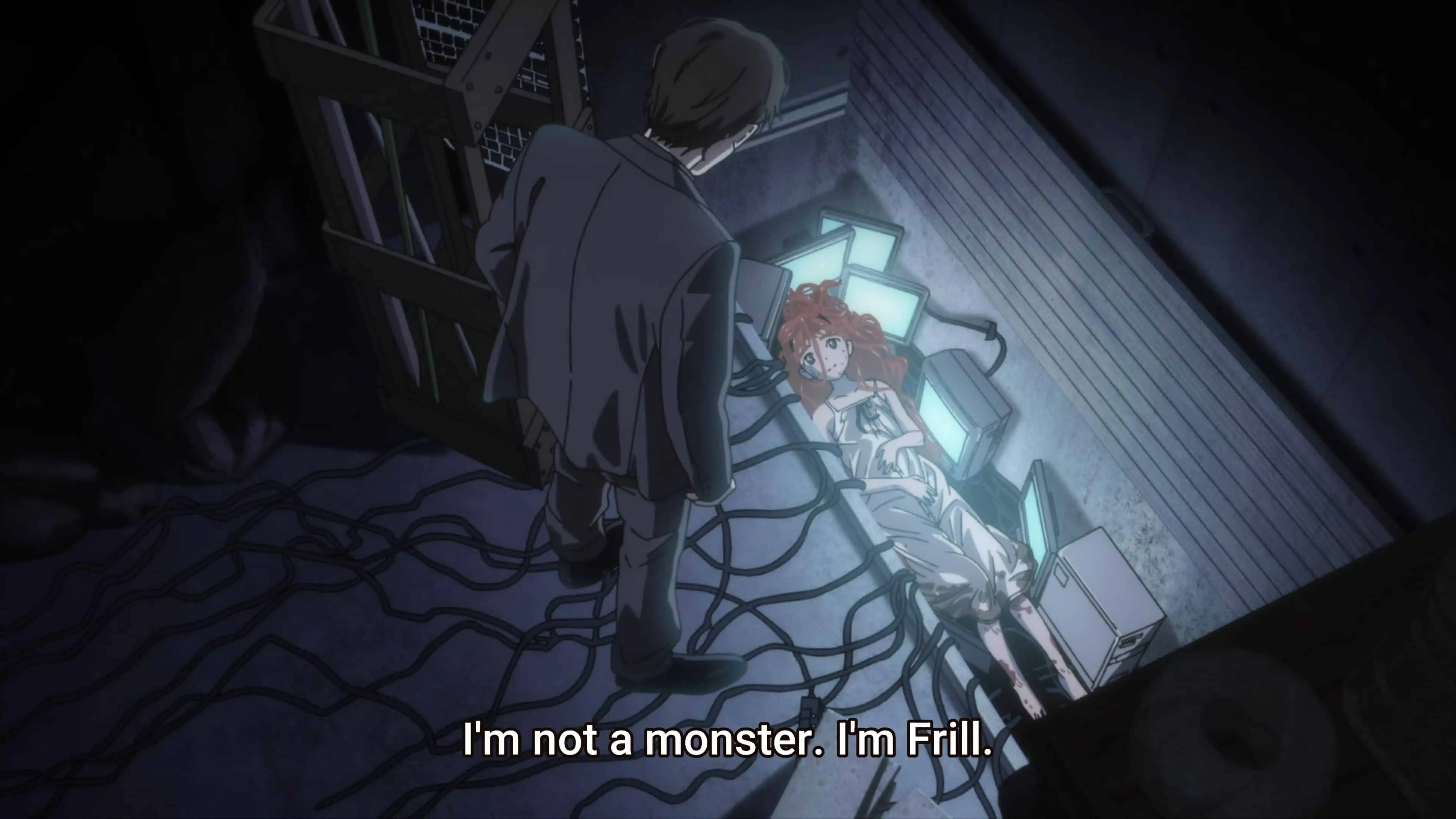 Frill trying to remind Ura-Acca she is not a monster