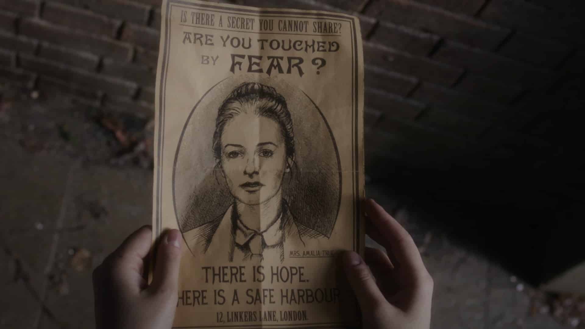 A poster advertising Amalia's help