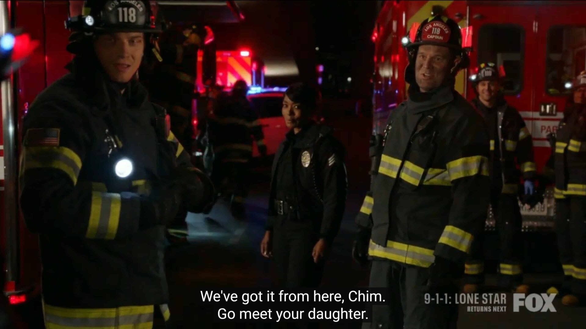 Bobby being told to go meet his daughter