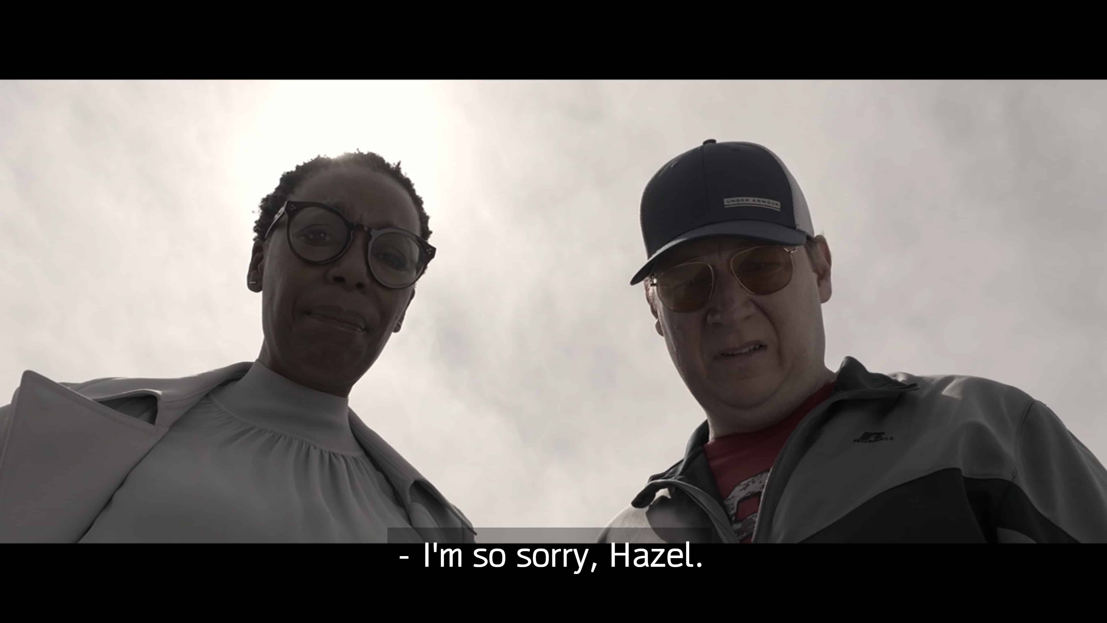 Fiffany and Lyle apologizing to Hazel