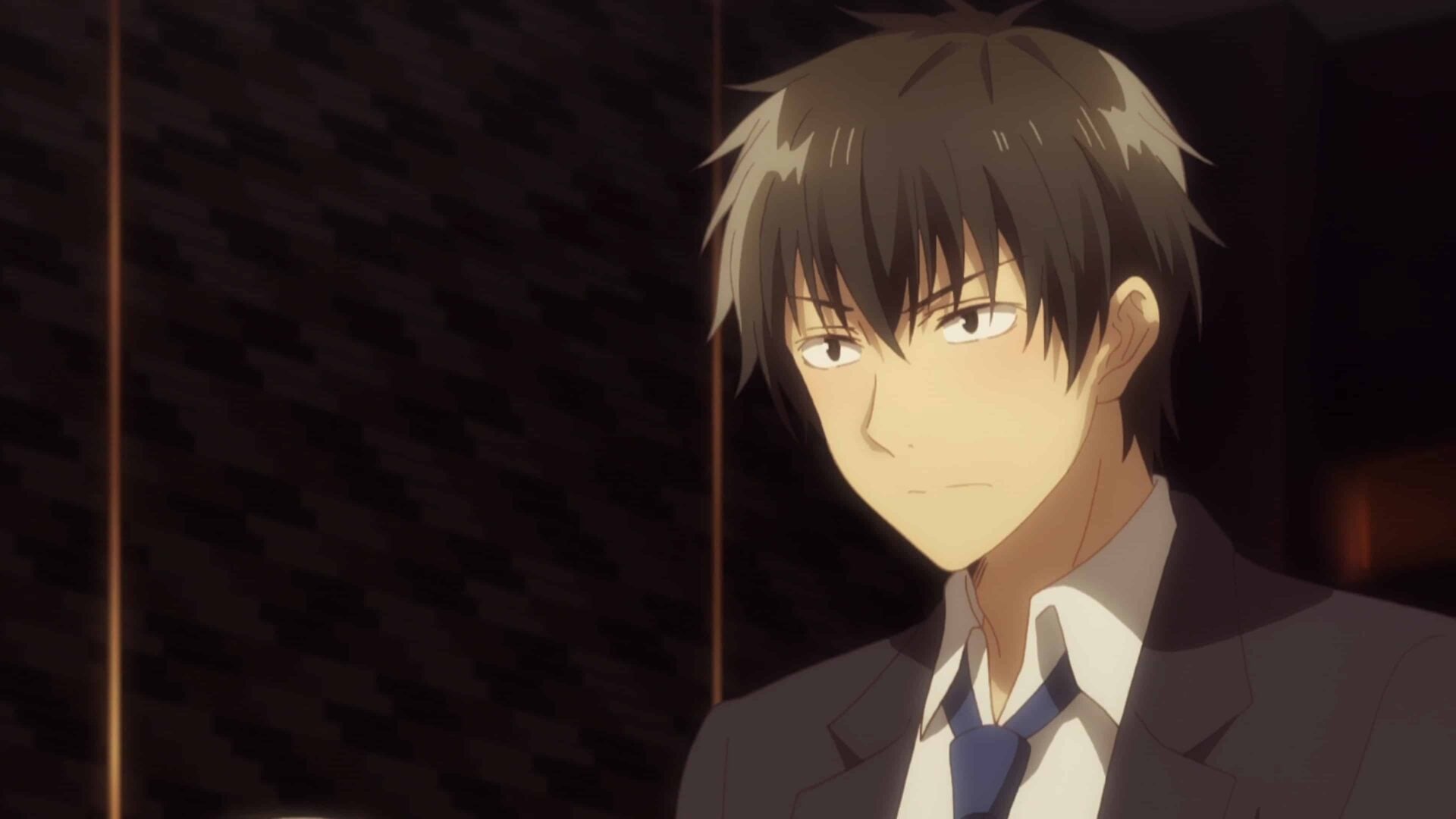 Yoshida (Kazuyuki Okitsu) when he meets Sayu