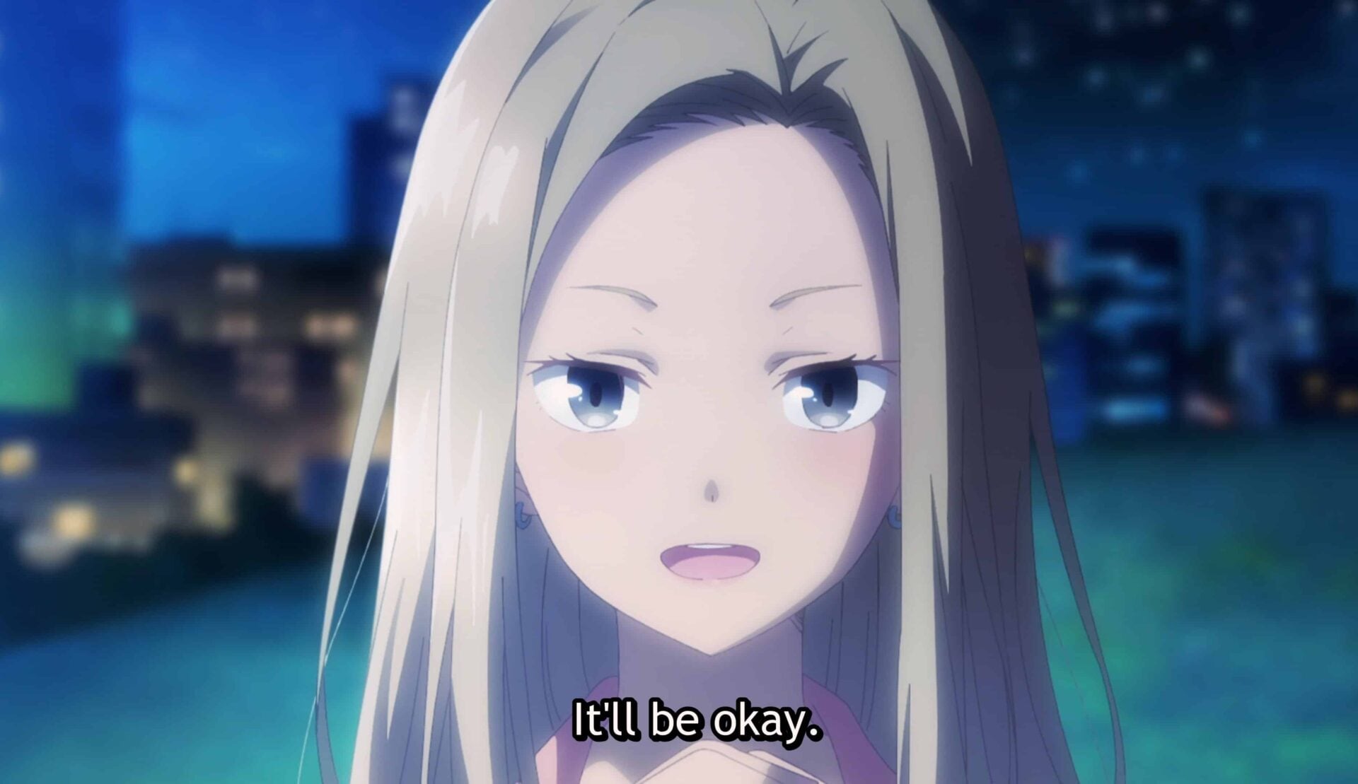 Asami saying things will be okay