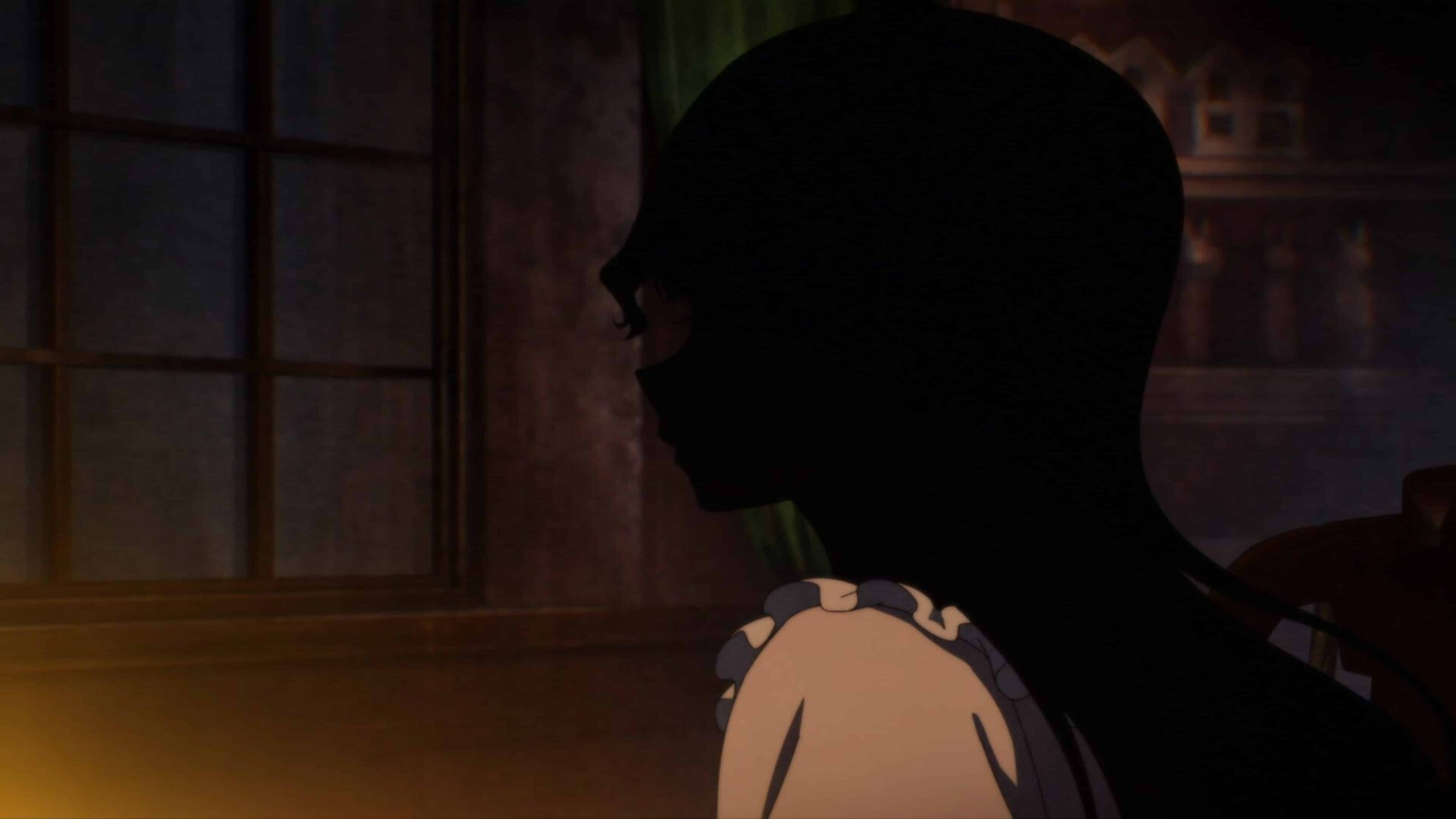 Kate's silhouette