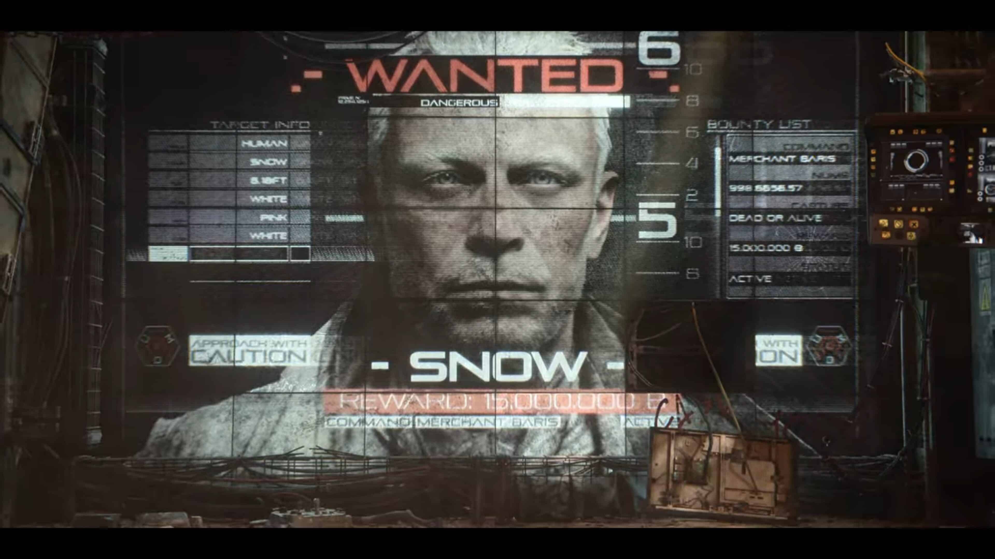 Snow's Wanted Poster