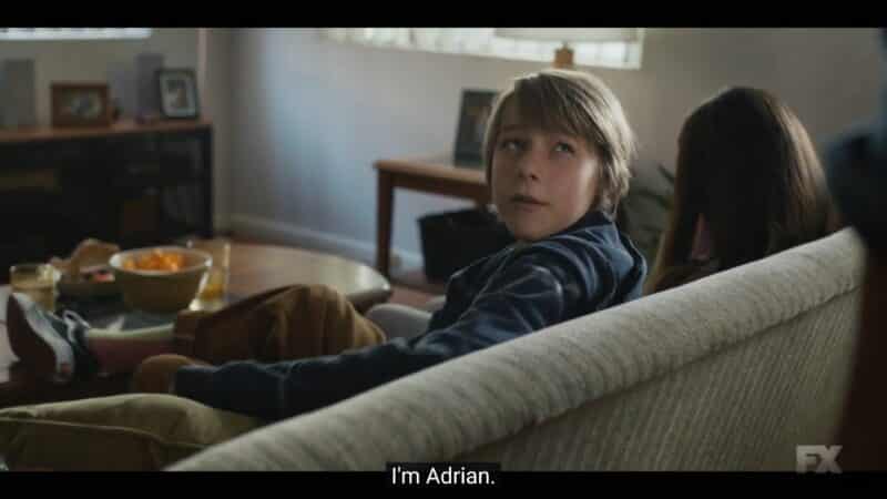 Adrian (Calum Anderson) introducing himself