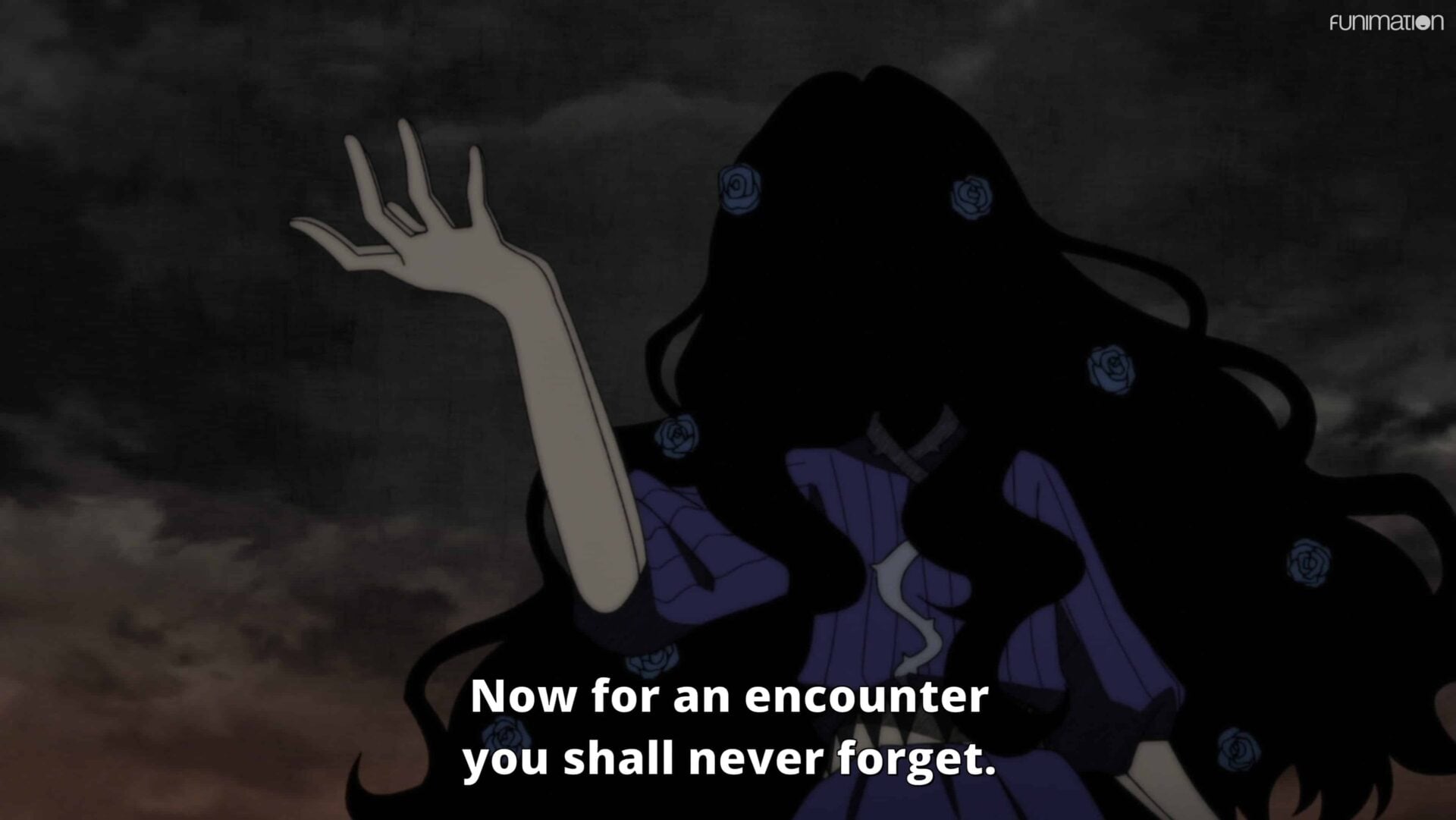 Barbara (Rie Kugimiya) prepping everyone to see Lord Grandfather's hand
