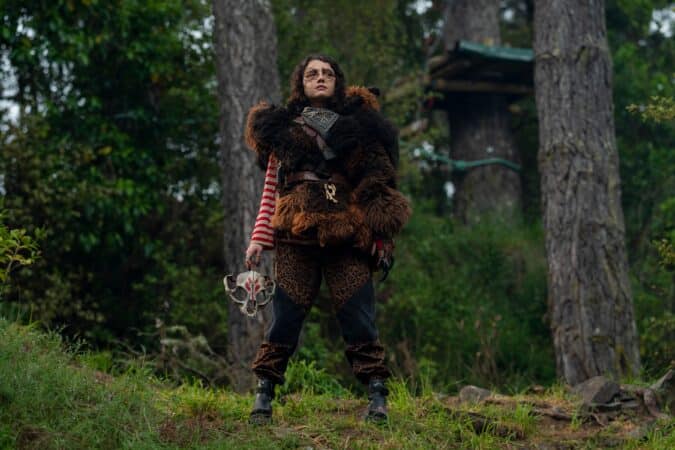 Bear (Stefania LaVie Owen) in her war gear