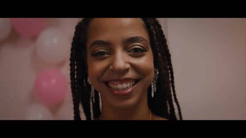 Mary (Hayley Law) smiling