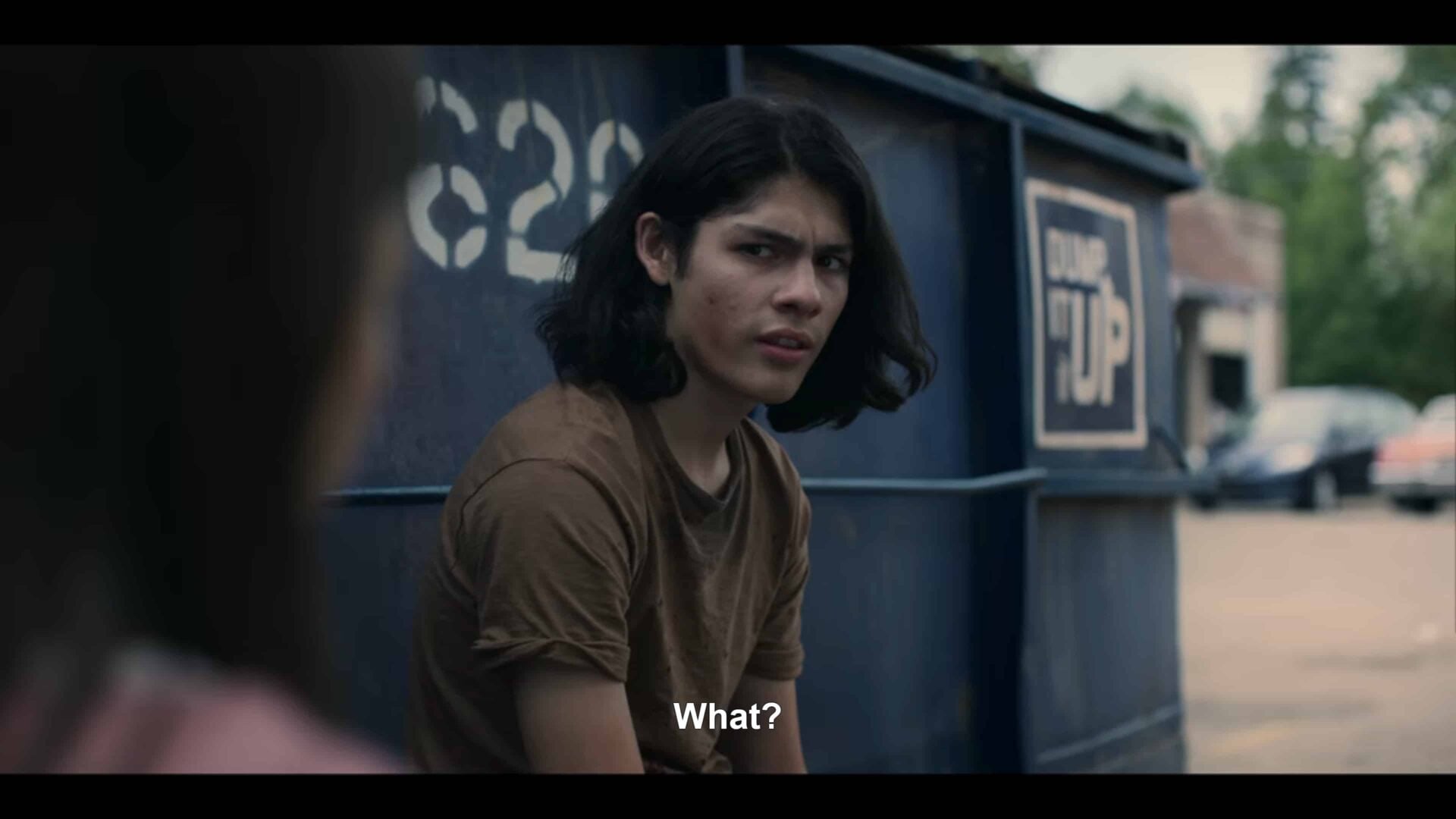 Noah (Lucius Hoyos) talking to Matilda about his ex-girlfriend