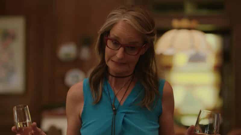 Rainey (Helen Hunt) reacting to the situation at hand