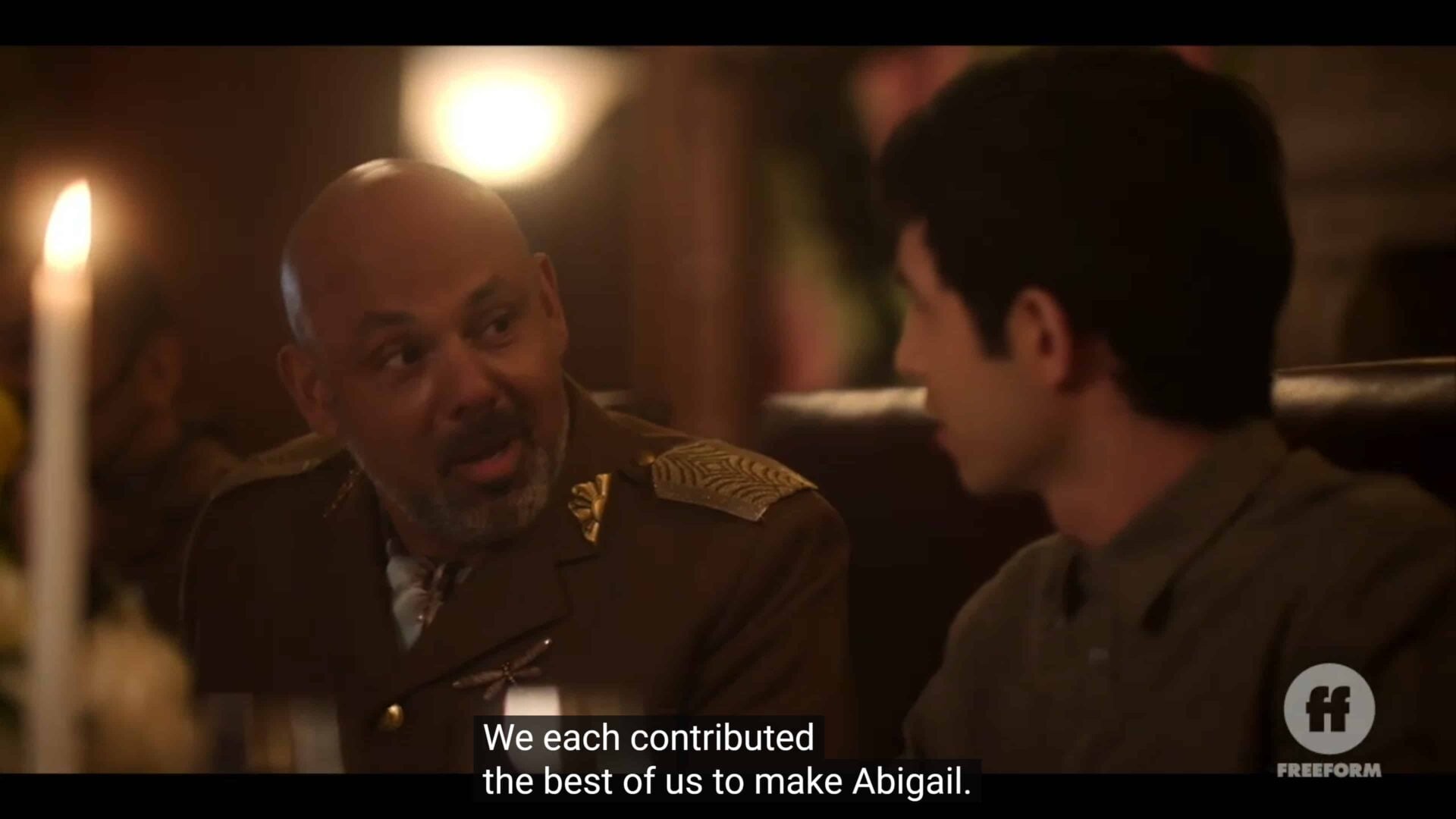 Anton (Daniel Bacon) talking to Adil