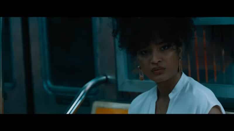 Brianna (Indya Moore) in the first escape room