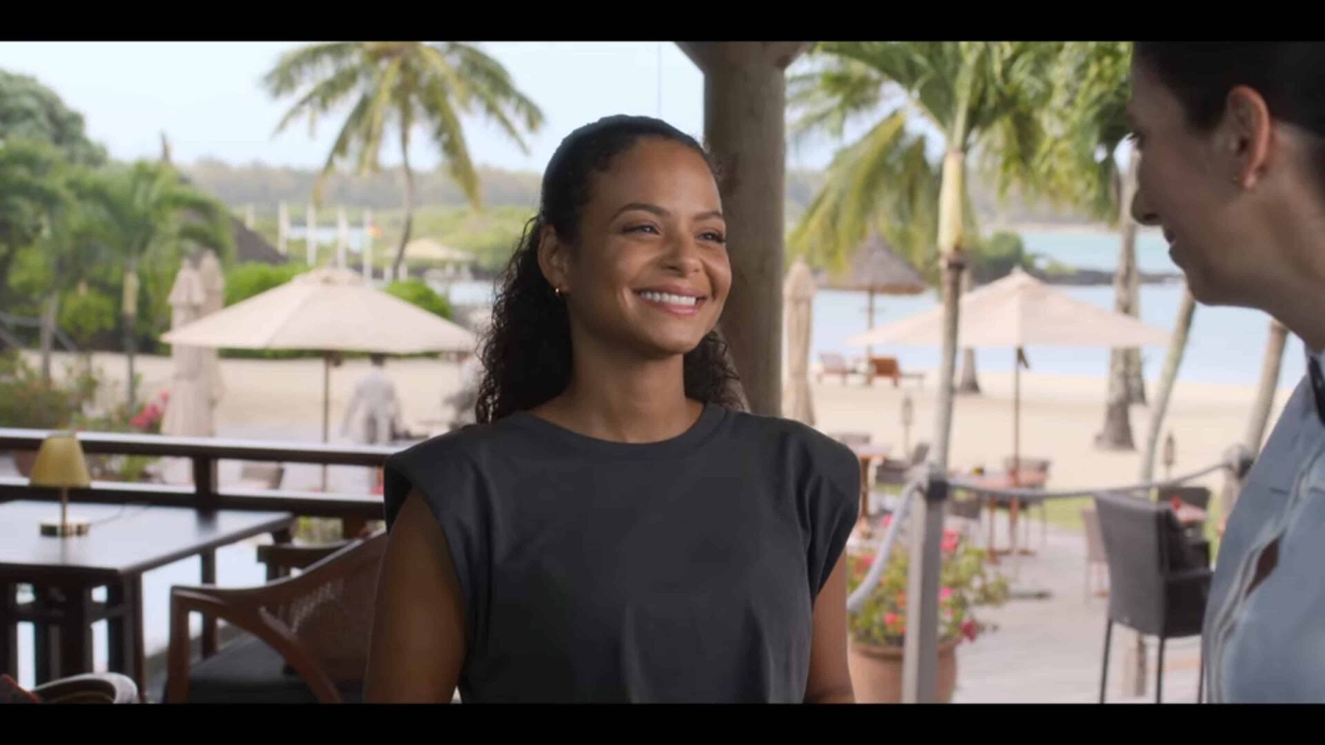 Erica (Christina Milian) talking to Claire