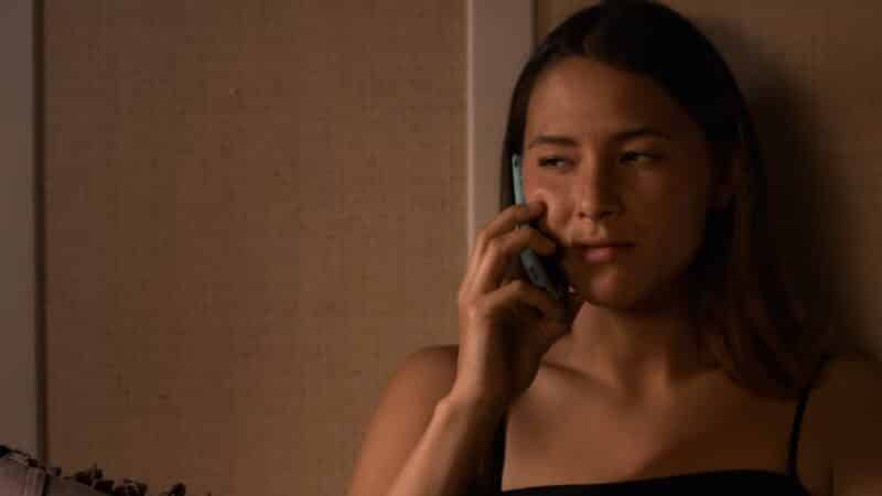 Izzie on the phone with Casey