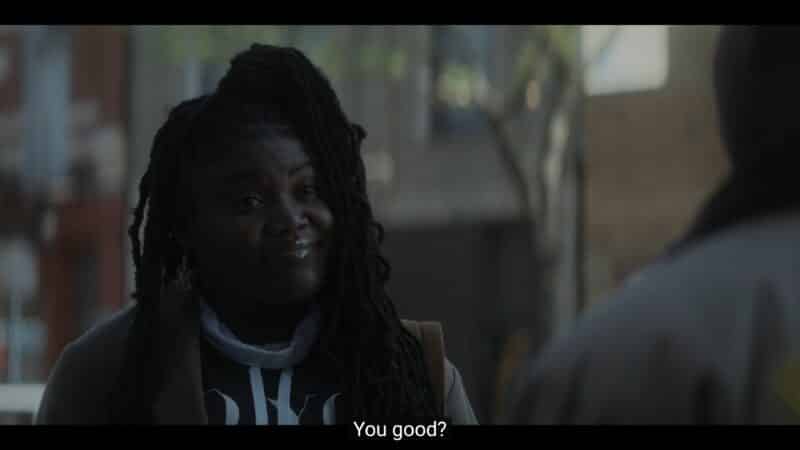 Lynae (Zaria Imani Primer) asking if Kevin is good