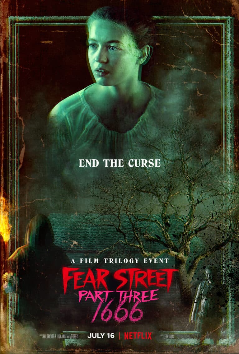 Movie Poster for Fear Street Part Three 1666 featuring Olivia Scott Welch