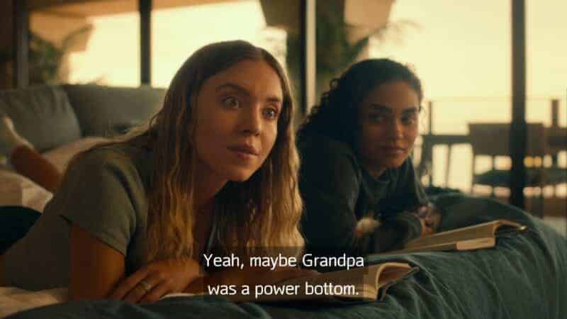 Olivia musing her grandpa was a power bottom