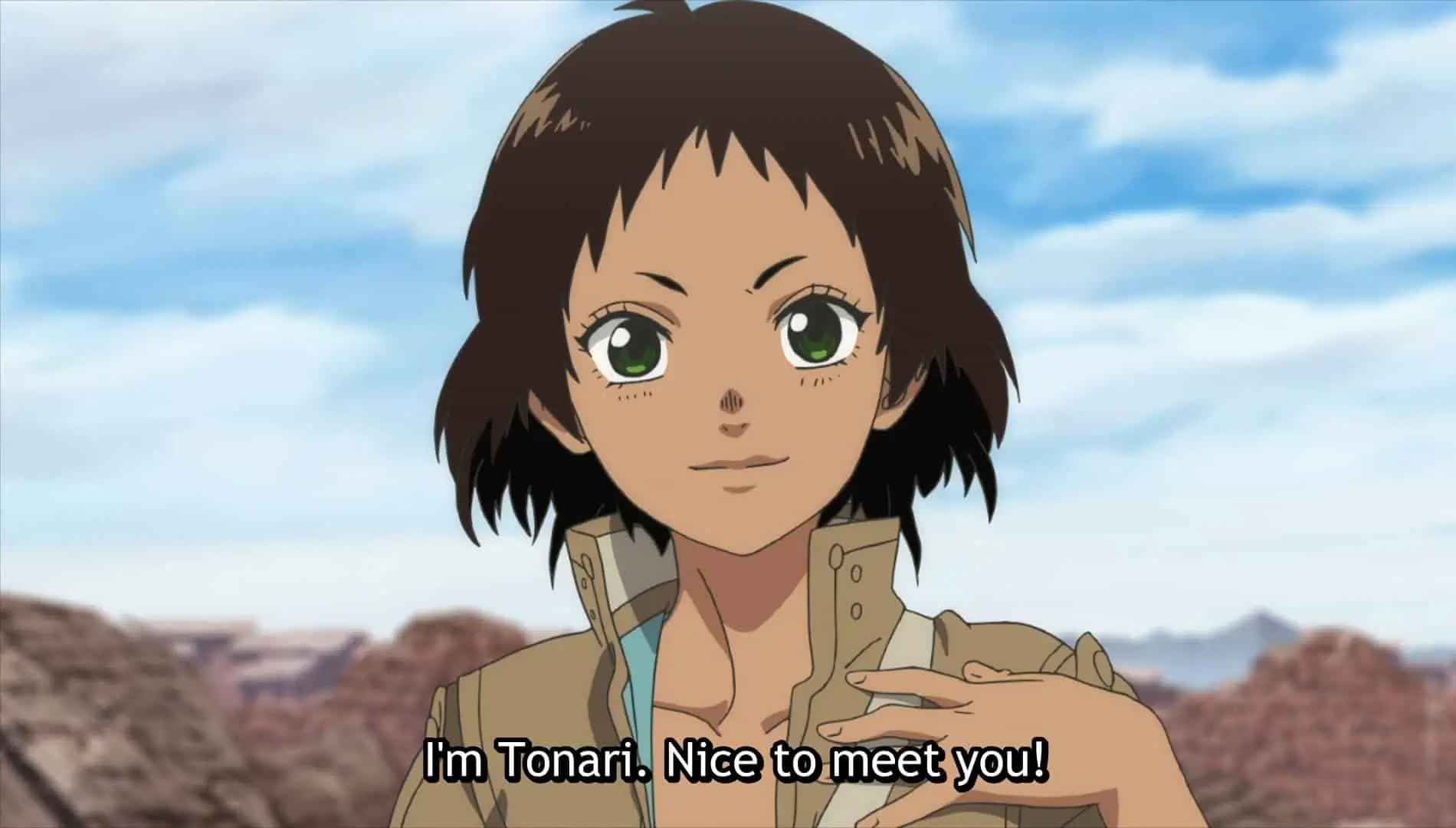 Tonari (Eri Inagawa) introducing herself
