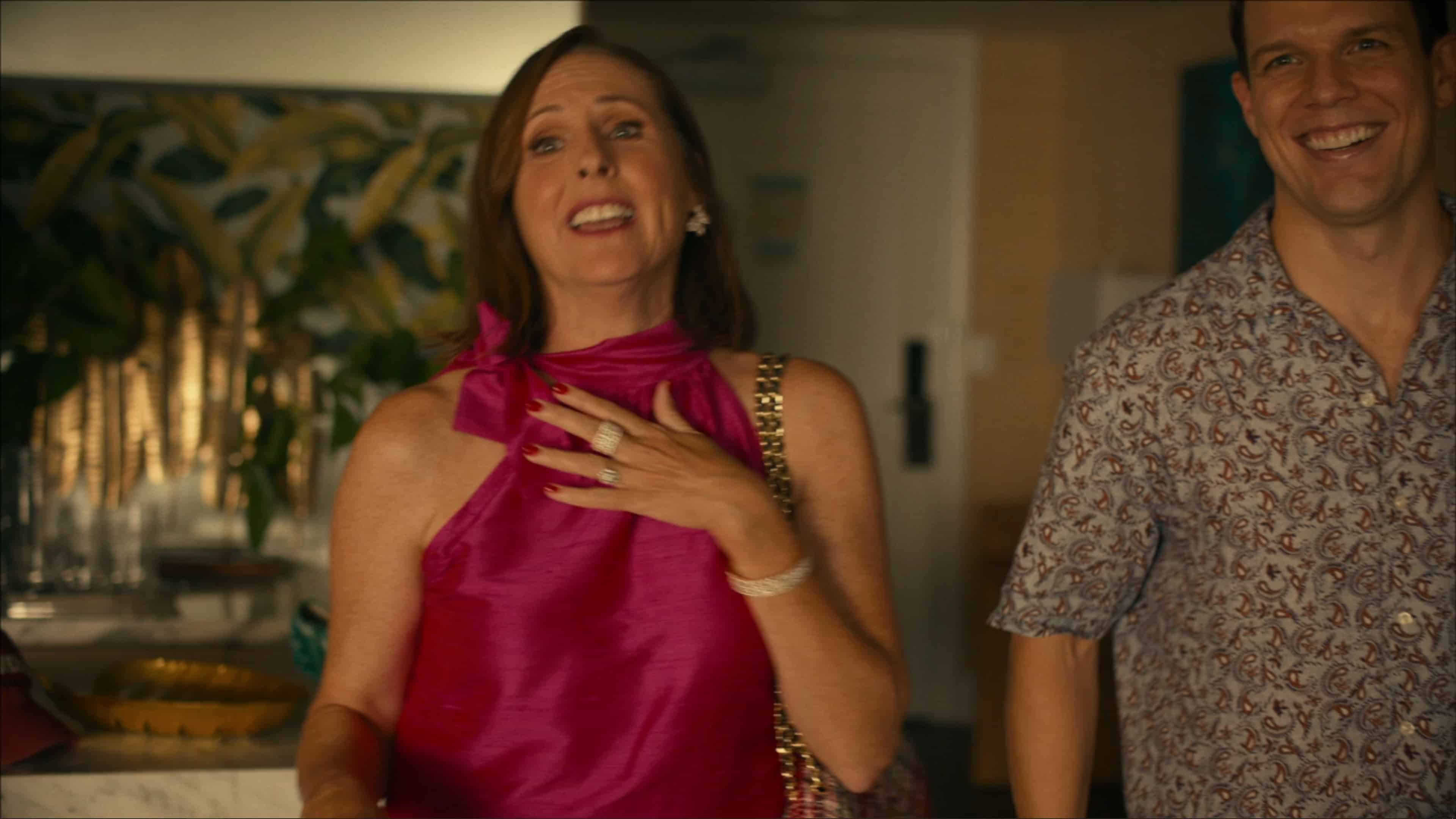 Kitty (Molly Shannon) and Shane after Armand surprises Shane and Rachel with Kitty's arrival