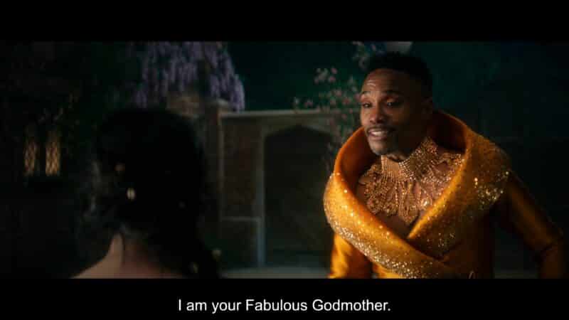 Fabulous Godmother (Billy Porter) introducing themselves