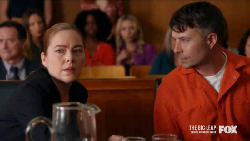 Lila (Carly Nykanen) and Jeffrey in court