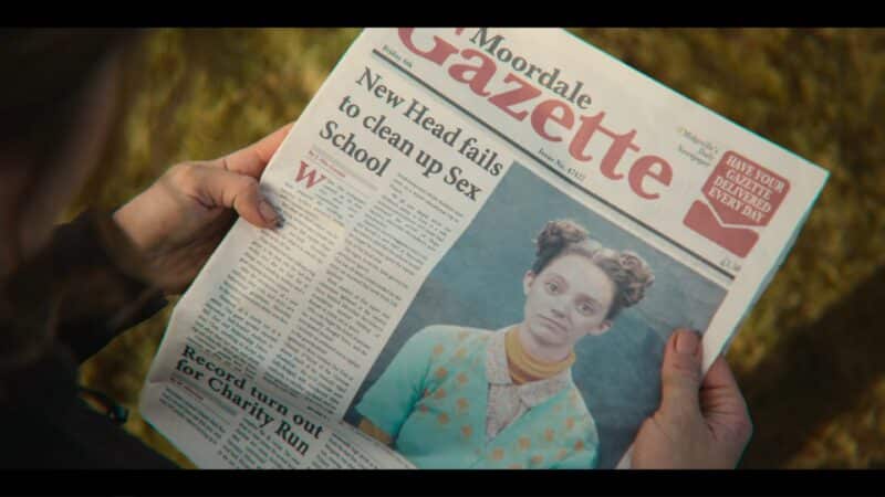 Lily in the newspaper