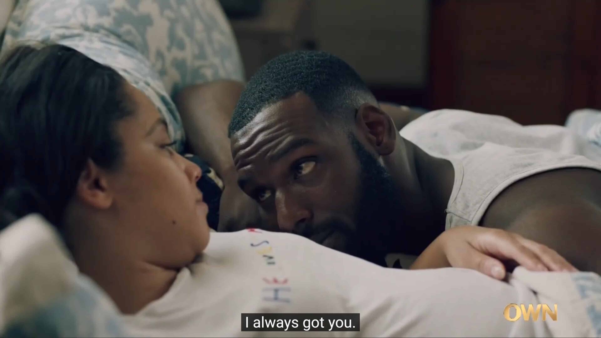 Ralph Angel reassuring Darla