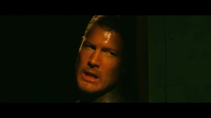 Albert Wesker (Tom Hopper) in a stressful position