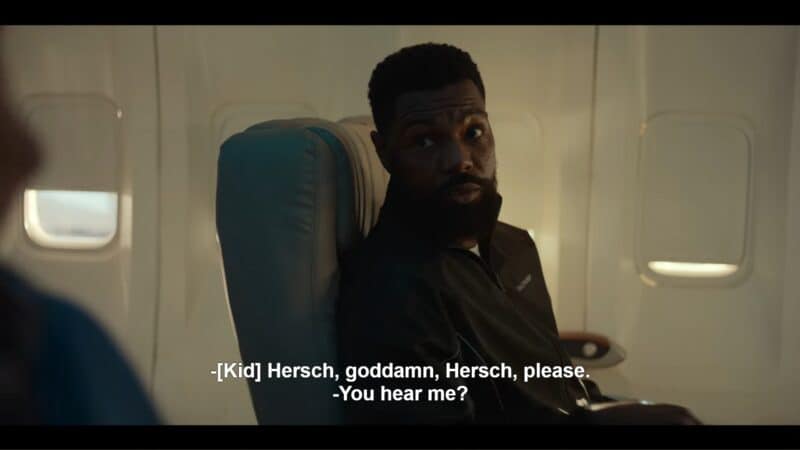 Herschel (William Catlett) ready to pop someone in the throat