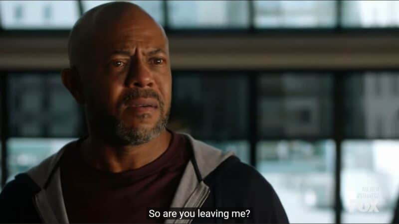 Michael asking David if he is leaving