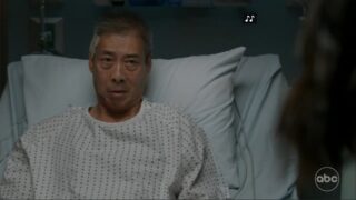 Mr. Song (François Chau) in a hospital bed