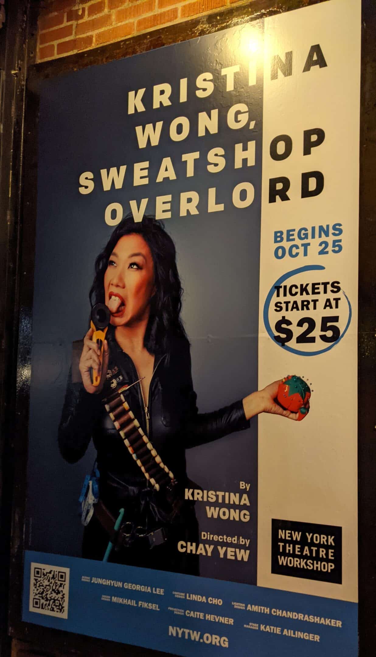 Poster - Kristina Wong Sweatshop Overlord