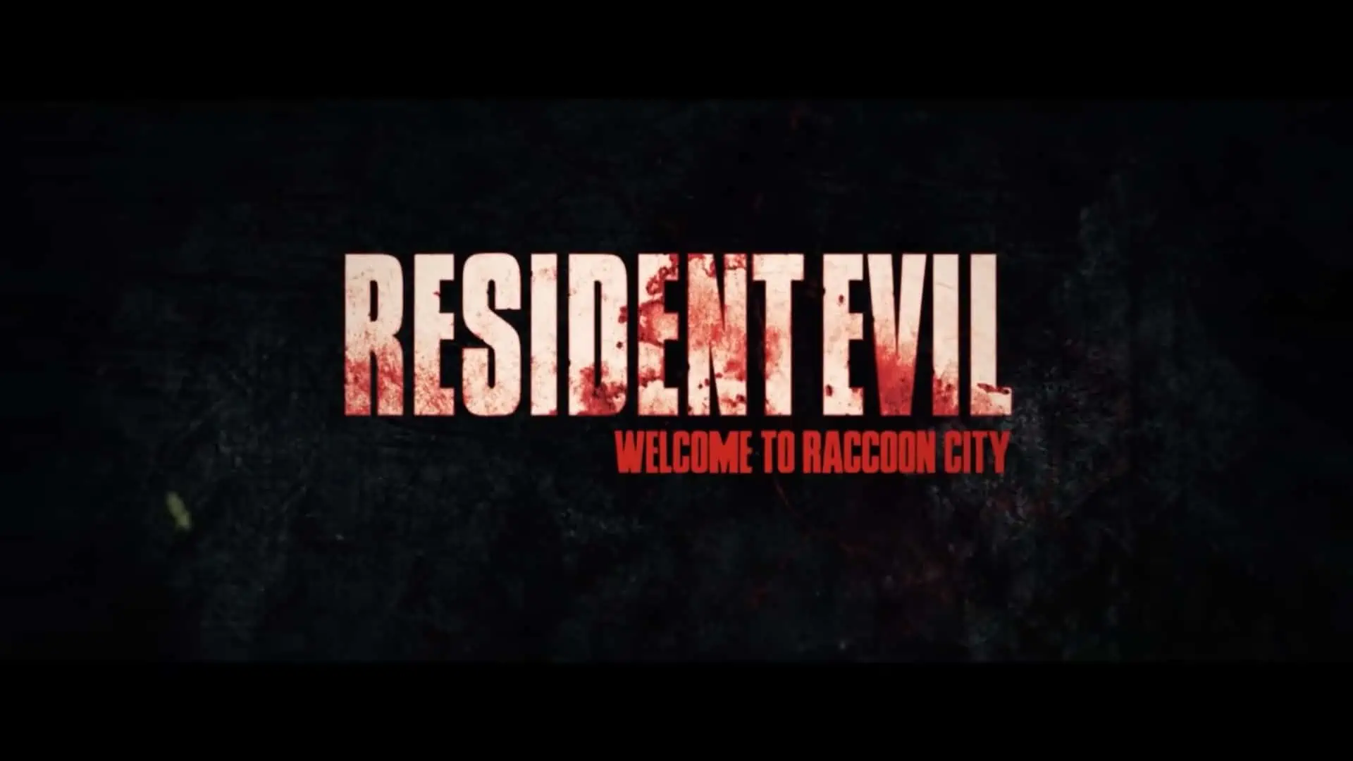 Title Card - Resident Evil Welcome to Raccoon City