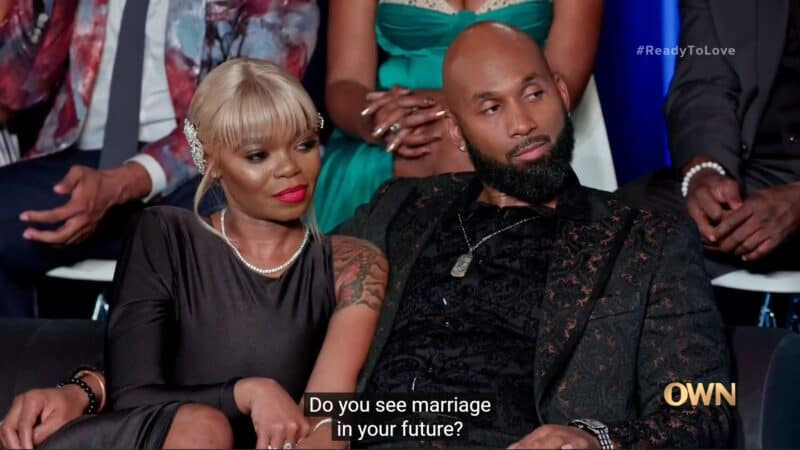 Aisha and Donta being asked about getting married