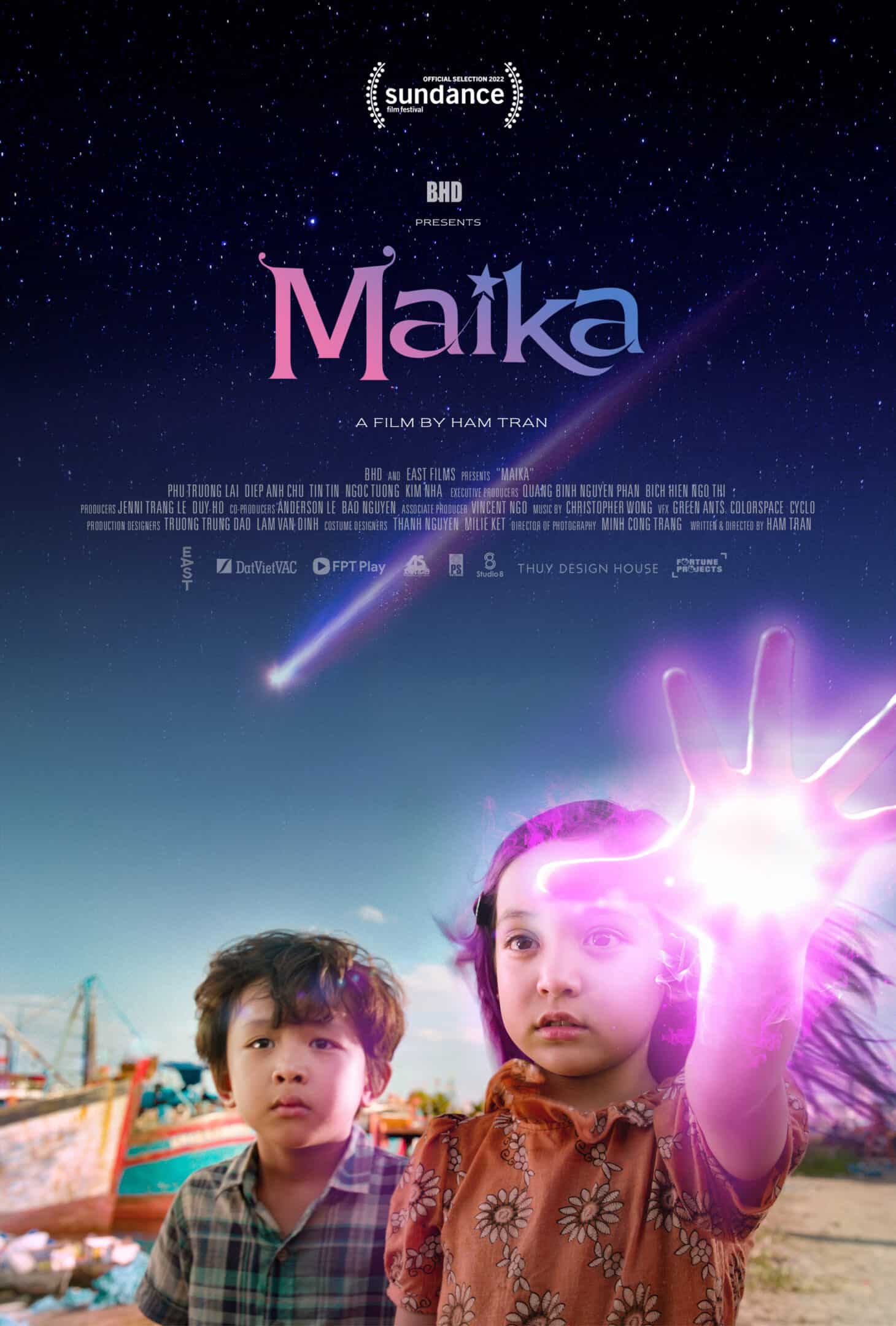 The poster for Maika in English