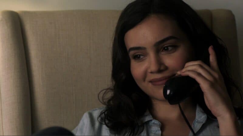 Sara (Andrea Londo) on the phone with Julie