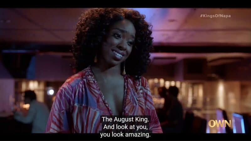 Sonya (Moni Ogunsuyi) greeting August