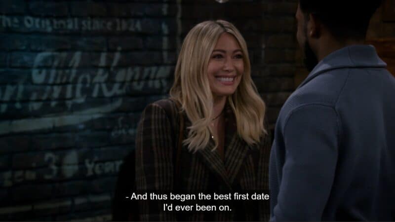 Sophie (Hillary Duff) excited about her date with Ian