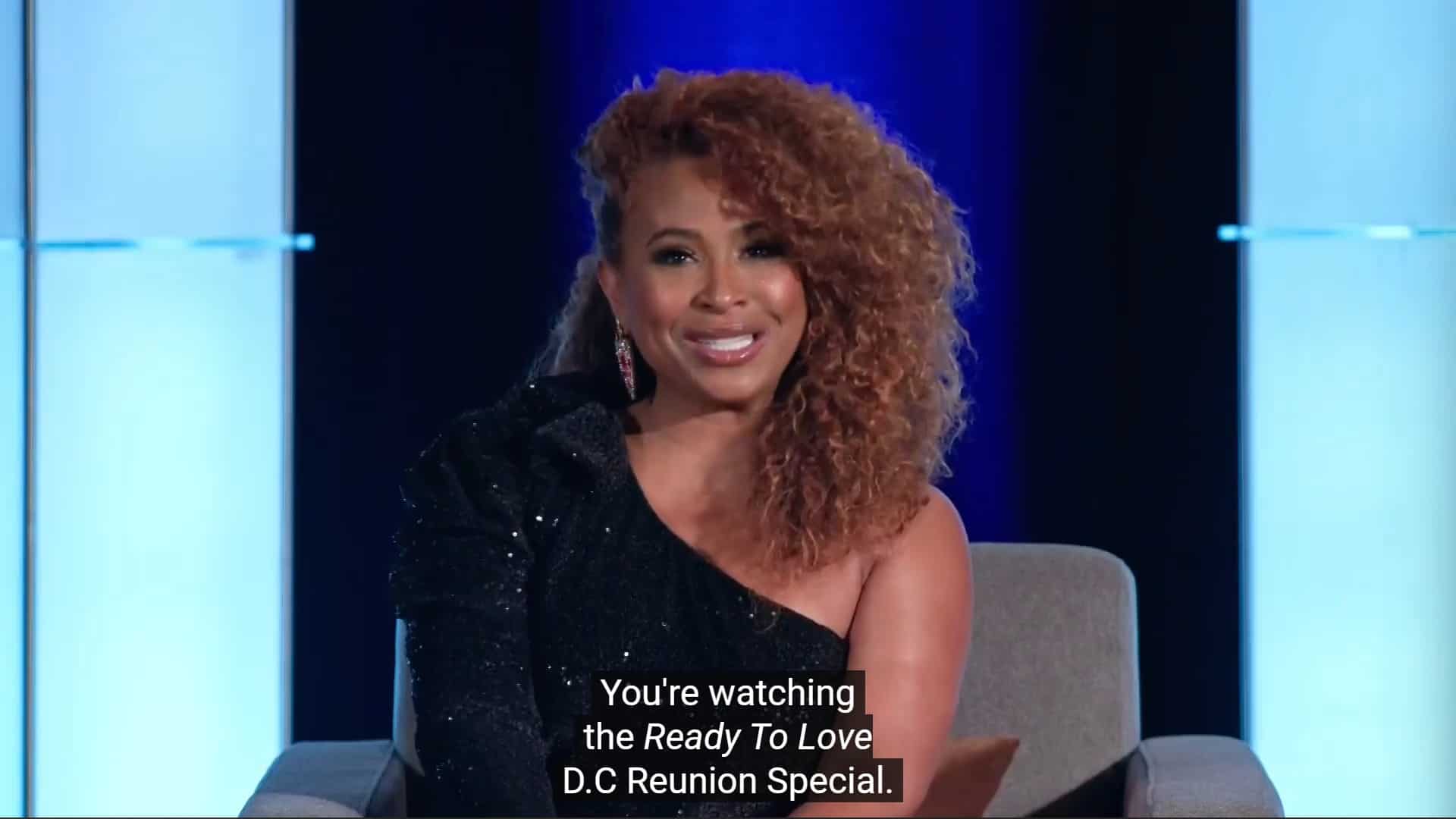 Tanika welcoming people to the Ready To Love DC reunion